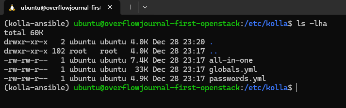 Openstack Ansible Kolla - Primi passi